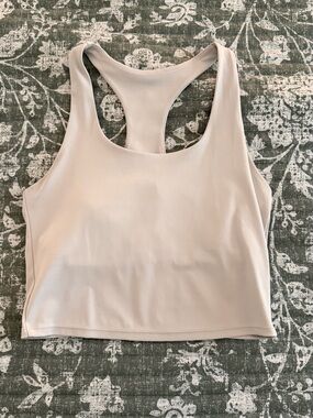 Vitality Off White Tank Top